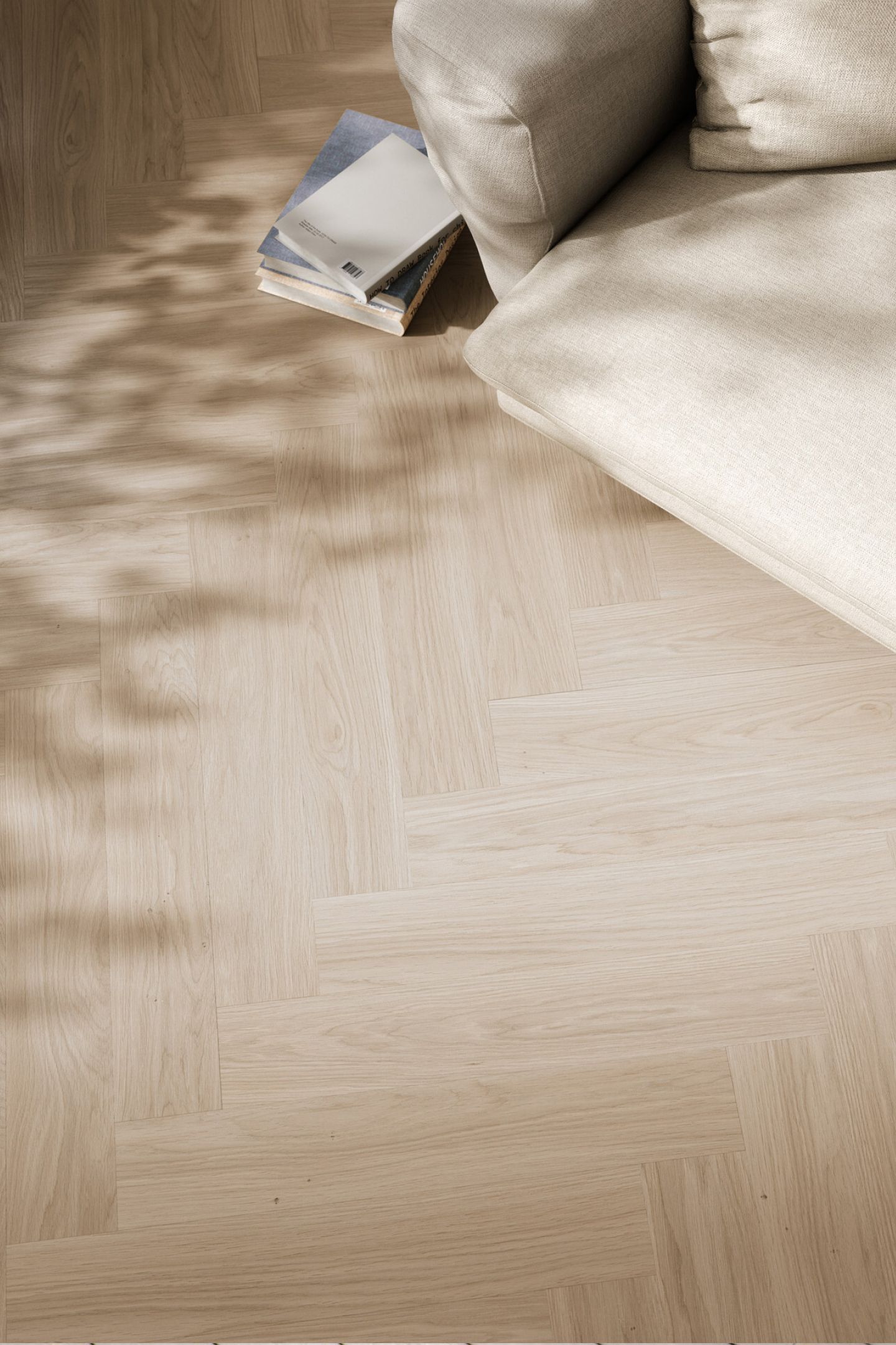 Boen Herringbone Pale White