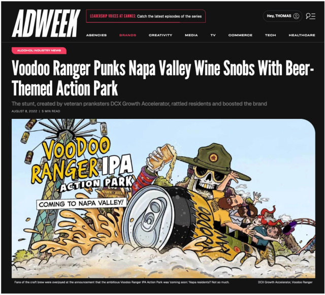 Adweek Article