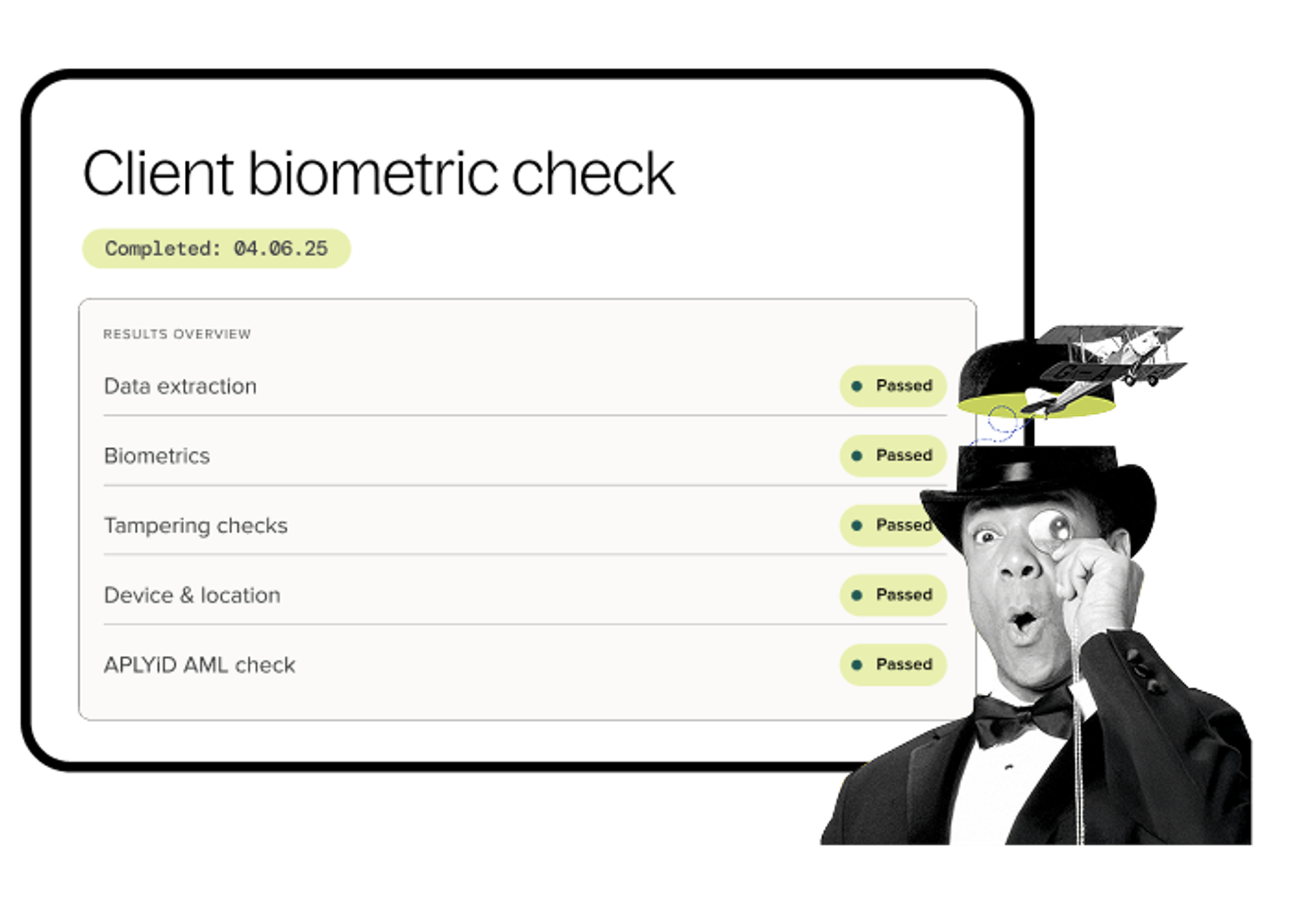 tablet with application data