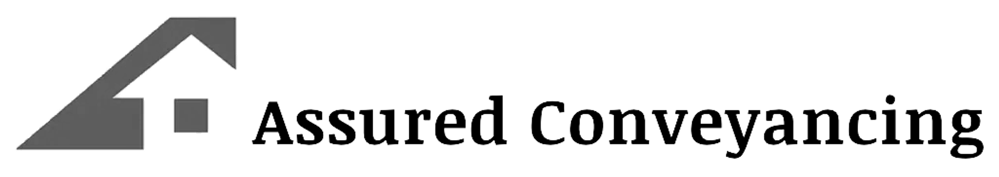 Blck and white logo - Assured Conveyancing 
