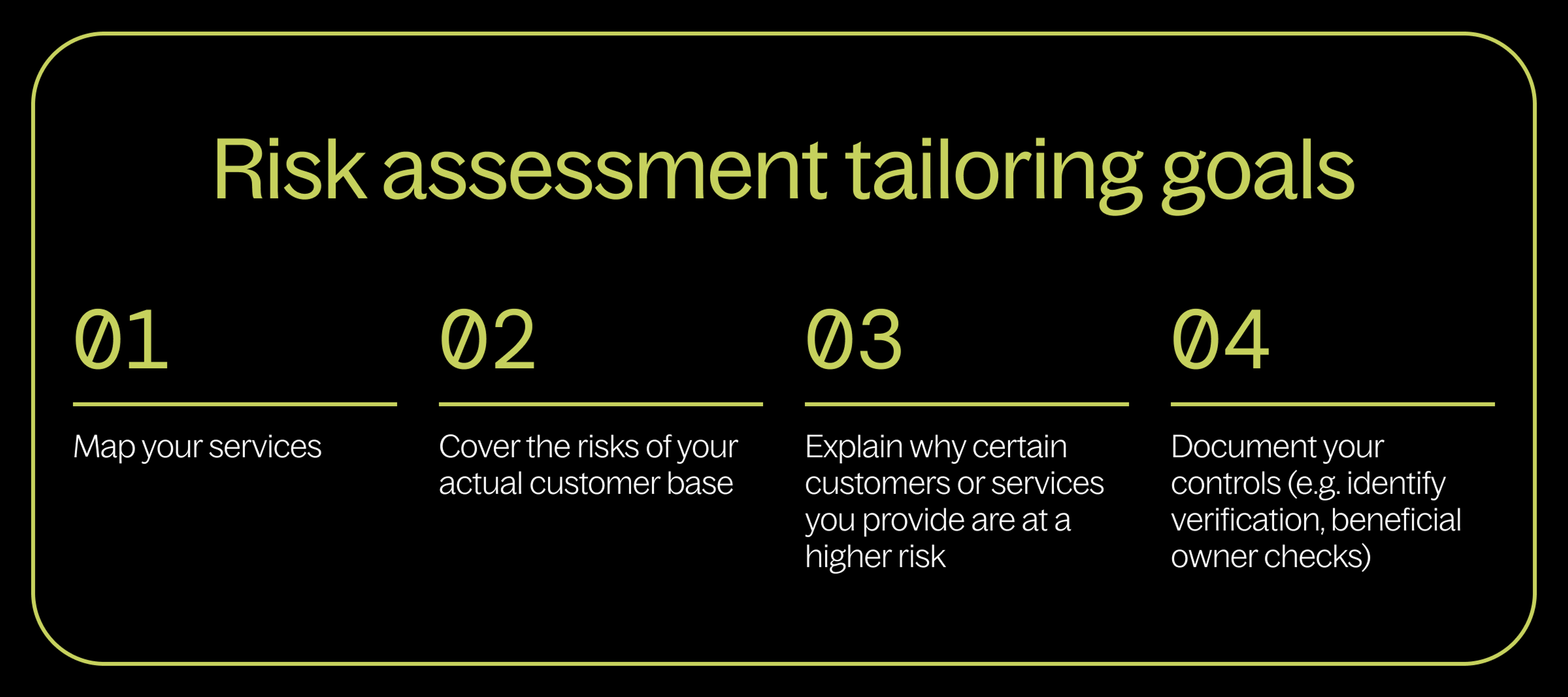 austrac risk assessment tailoring goals