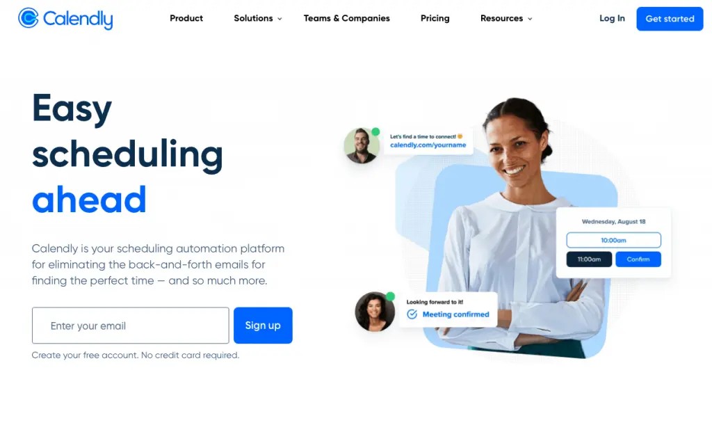 Calendly no-code scheduling app for booking sessions