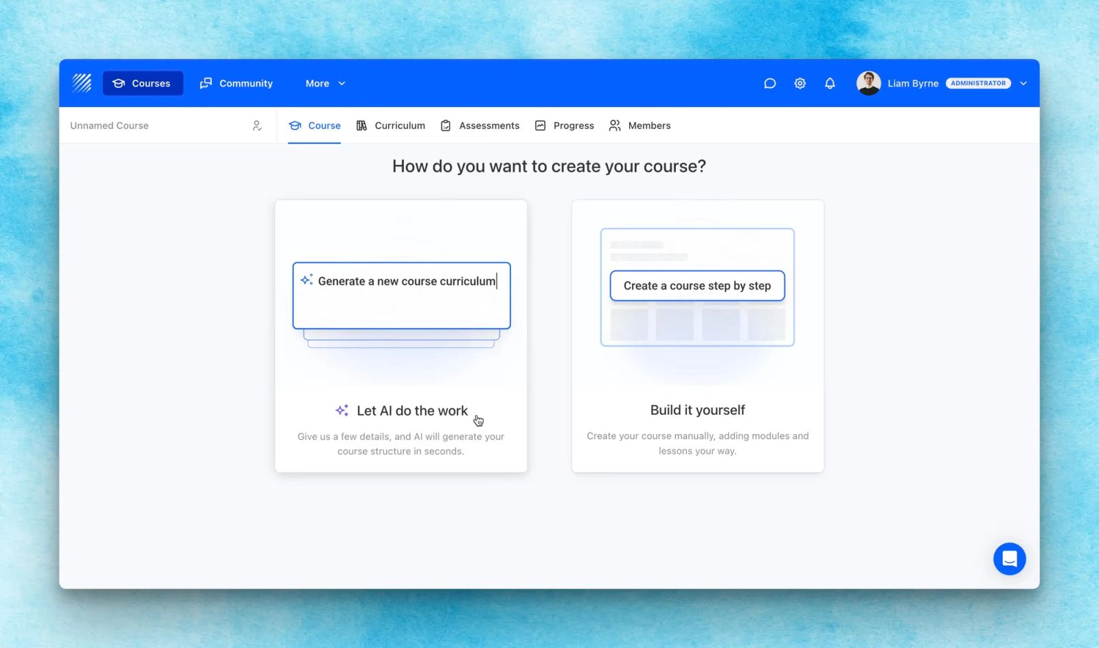 Introducing the AI Course Generator