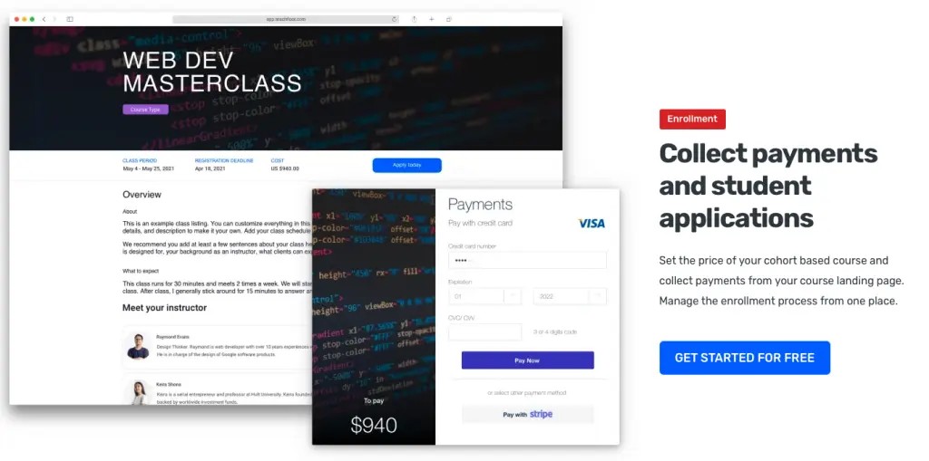 Digital Bootcamp Pricing and payment collection