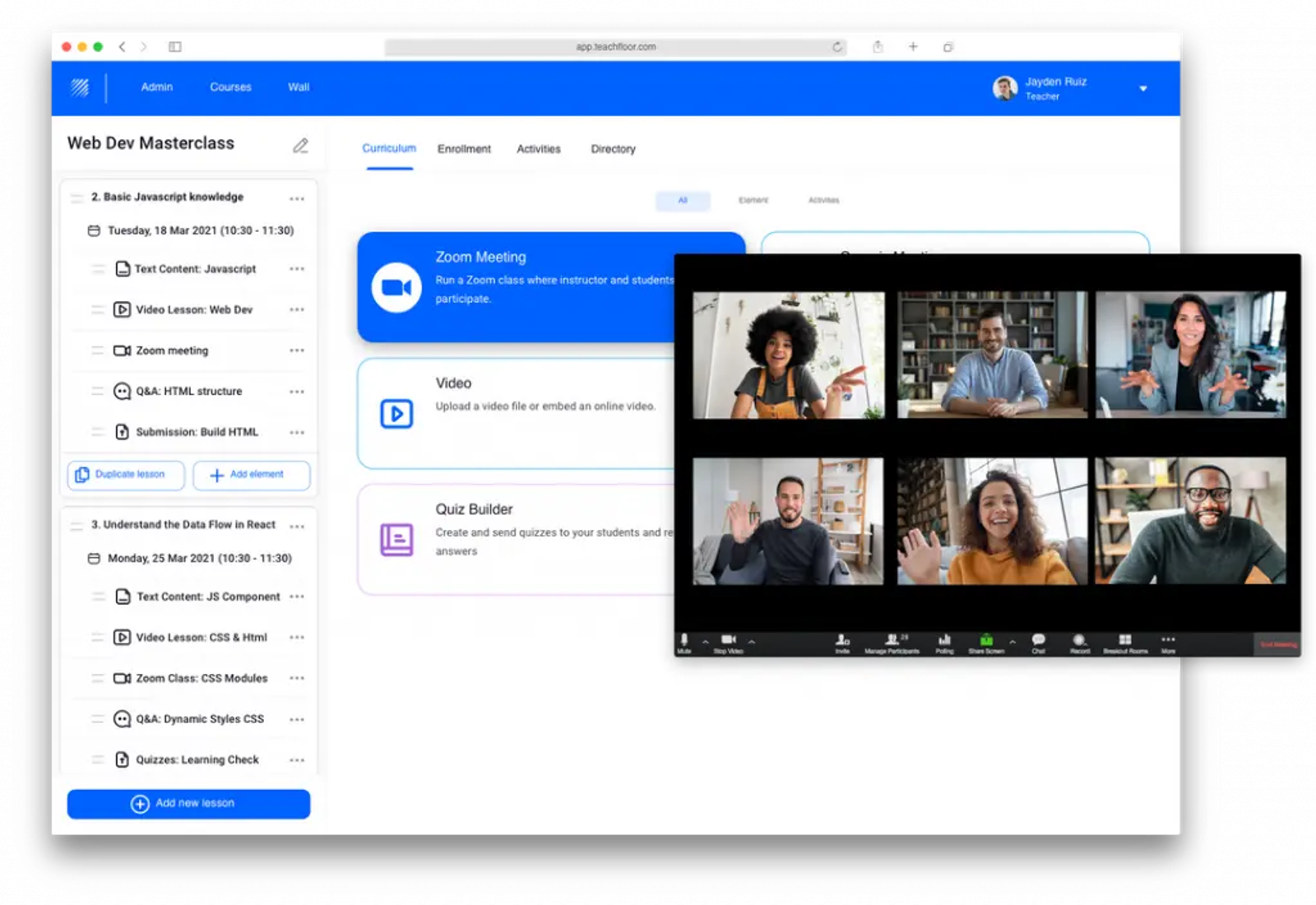 Teachfloor Online Bootcamp