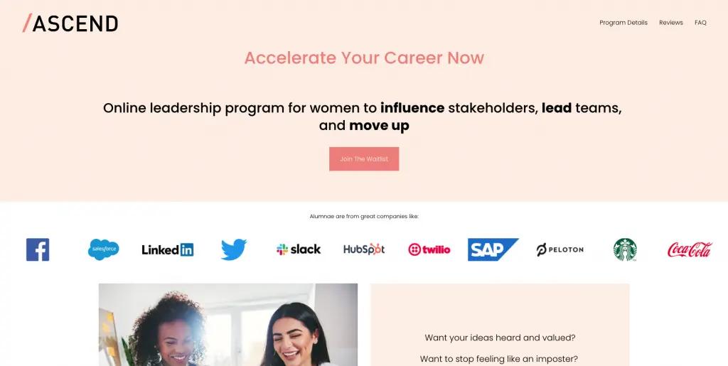 ascend - cohort based courses