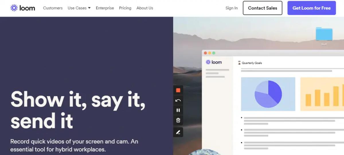 Online teaching tools: Loom