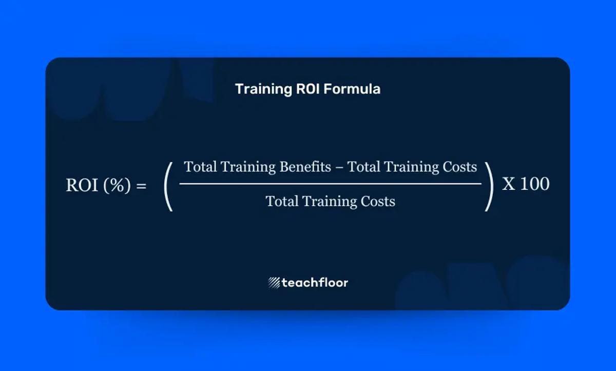 Training ROI formula