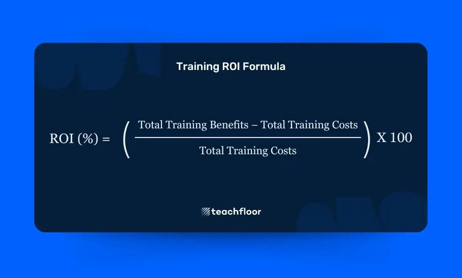 Training ROI formula