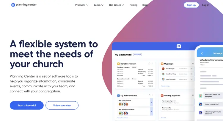 Planning Center Church Management Software