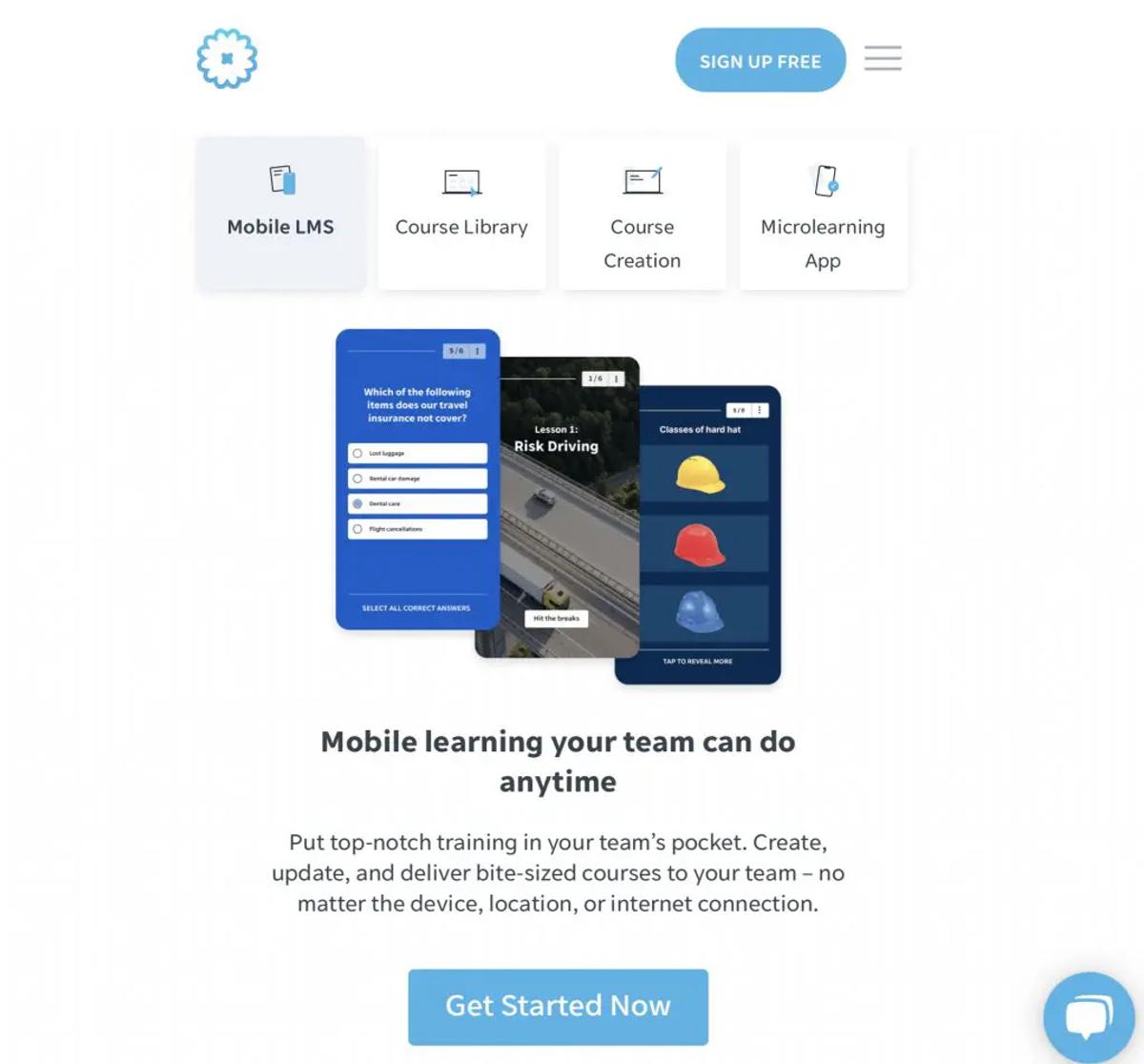 EdApp is popular in mobile apps and microlearning features