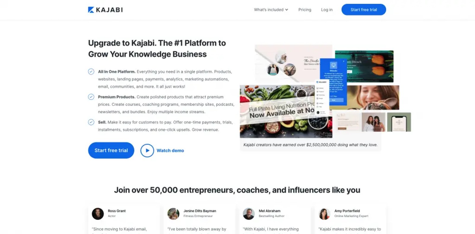 kajabi Online Course Platforms
