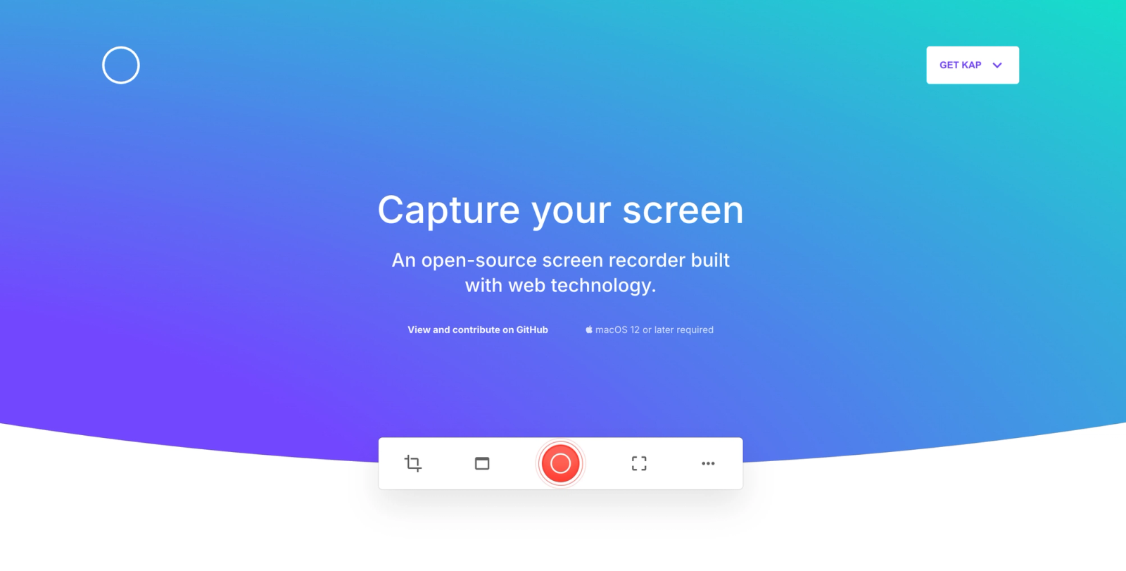 Kap screen recorder