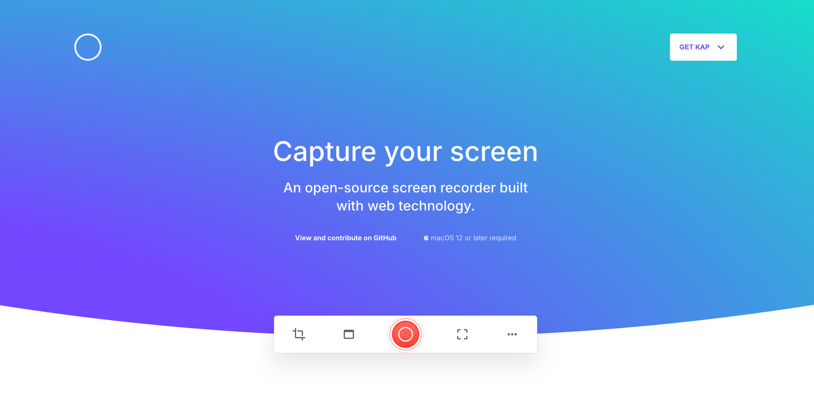 Kap screen recorder
