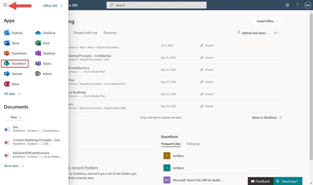 How to Create a SharePoint Site