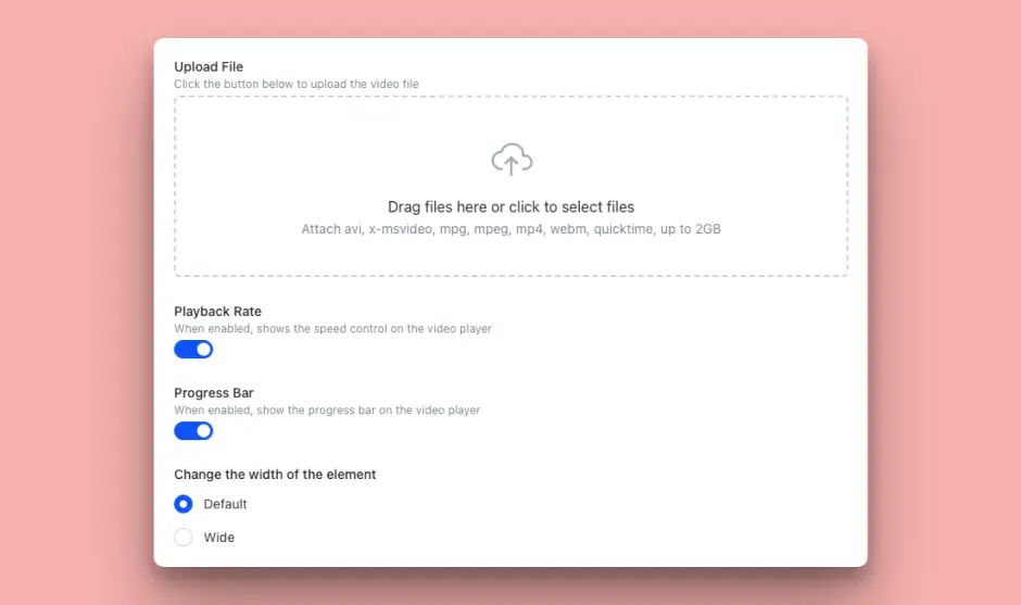 Disable Video Progress Bar