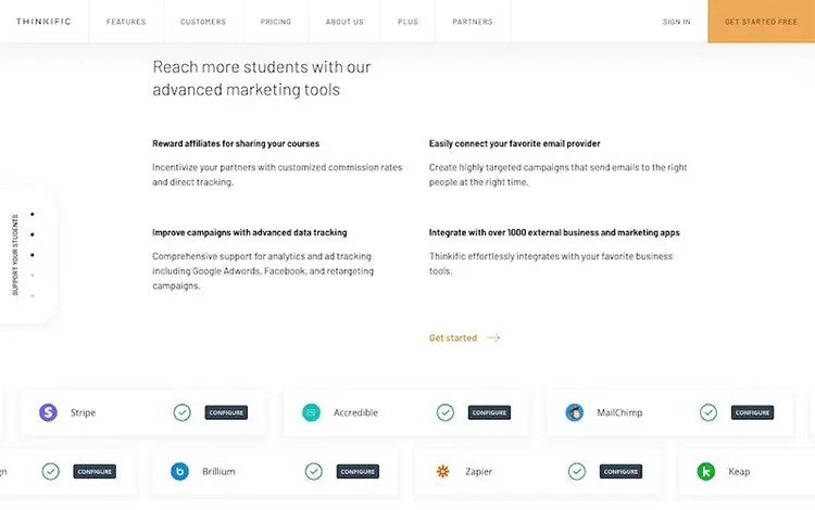 learnworlds vs thinkific