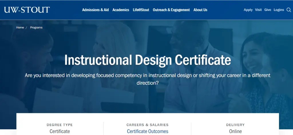 Instructional Design Certificate