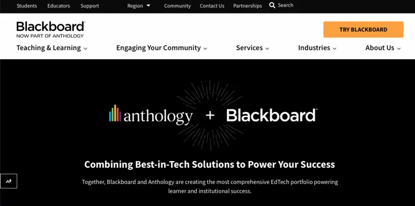 Blackboard is a Google Classroom alternative that's been around for long.