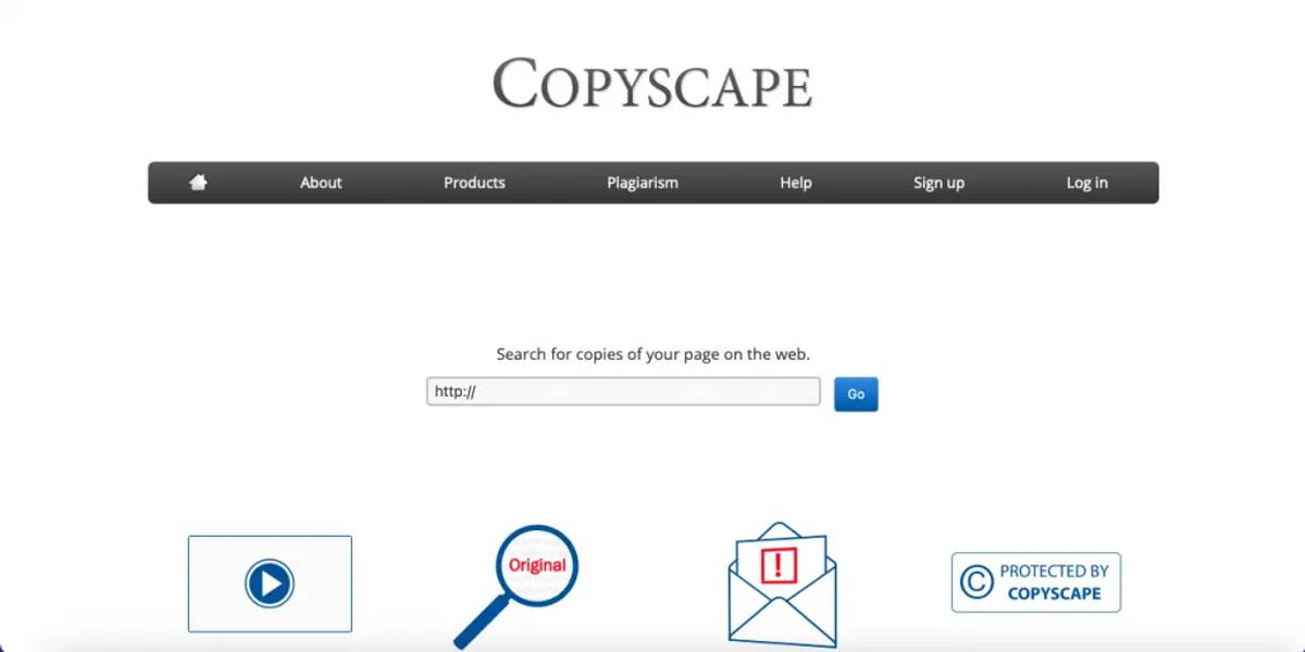 Copyscape is the second best online plagiarism checker