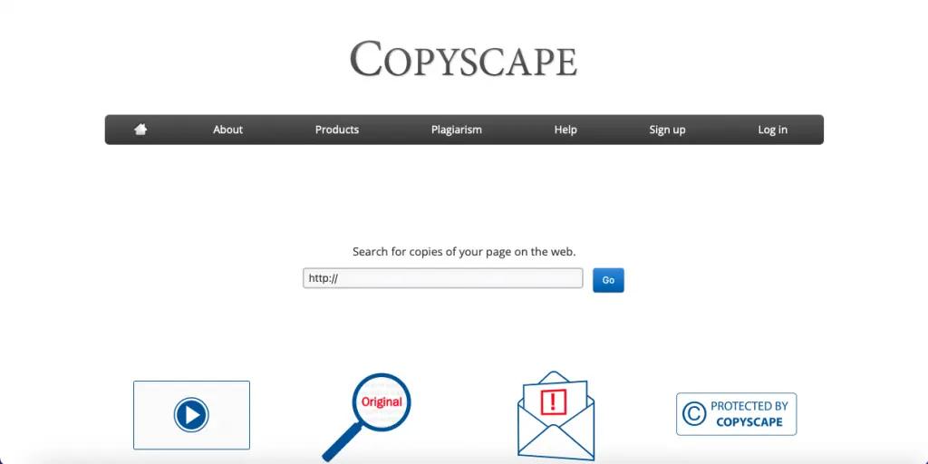 Copyscape is the second best online plagiarism checker