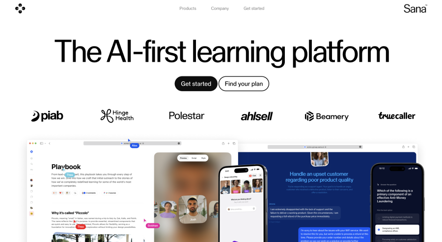 Sana Labs interface