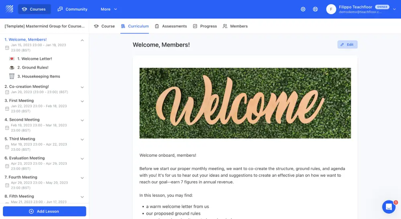 Mastermind Group with Teachfloor 