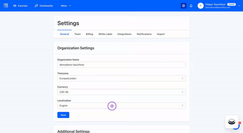 New Localization Functionality