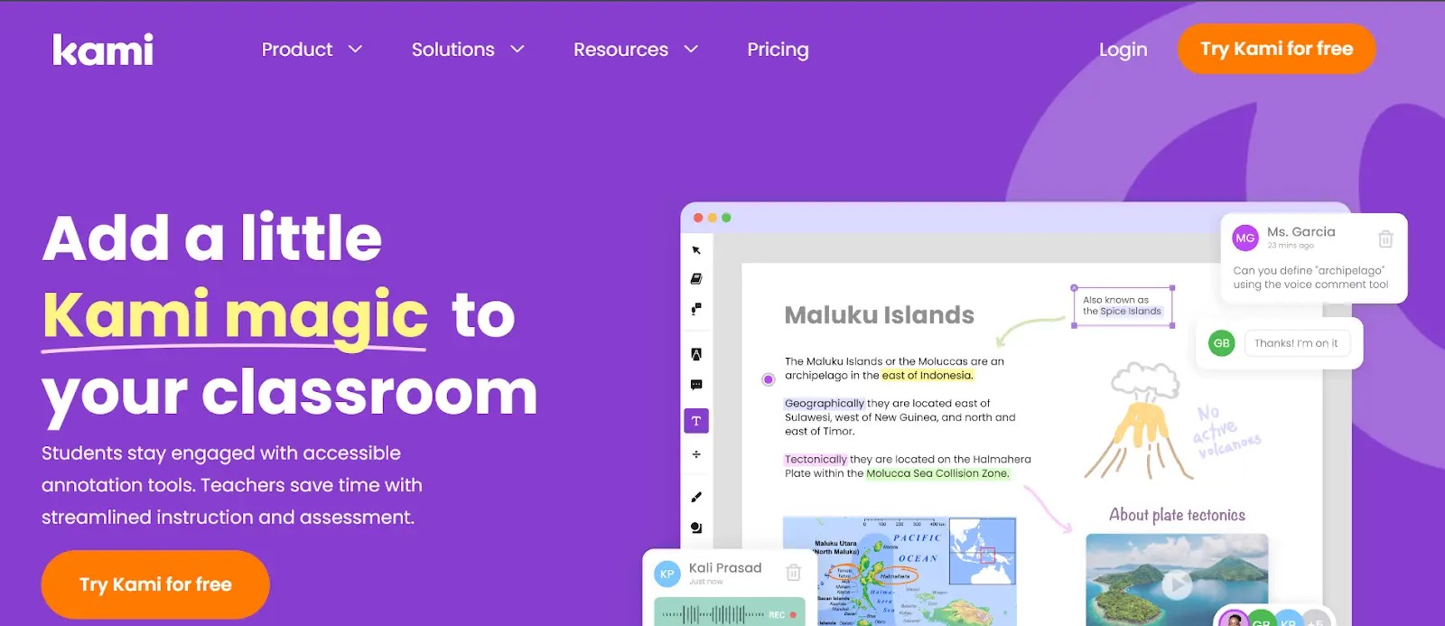 kami Chrome Extensions for Teachers