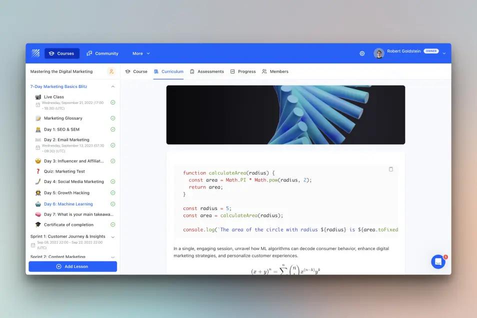 teachfloor dashboard