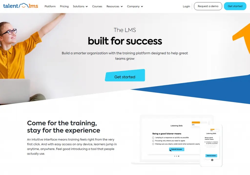 TalentLMS platform shown as a Gurucan alternative