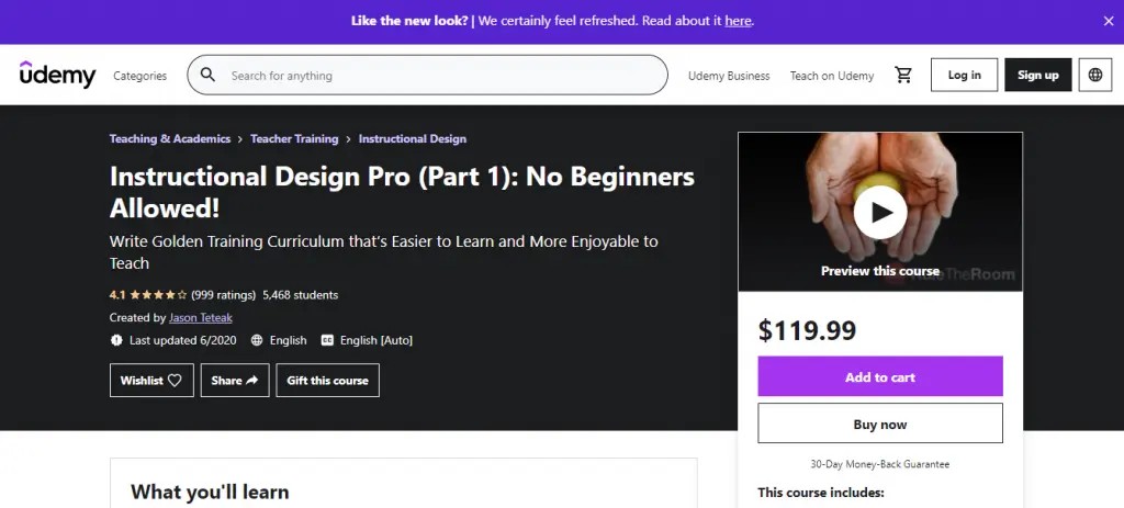 Instructional Design Pro by Udemy