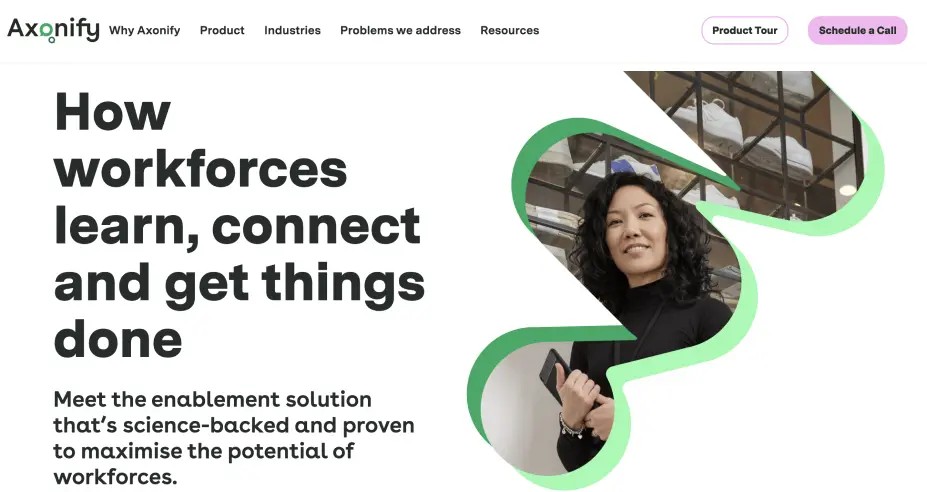 Axonify homepage