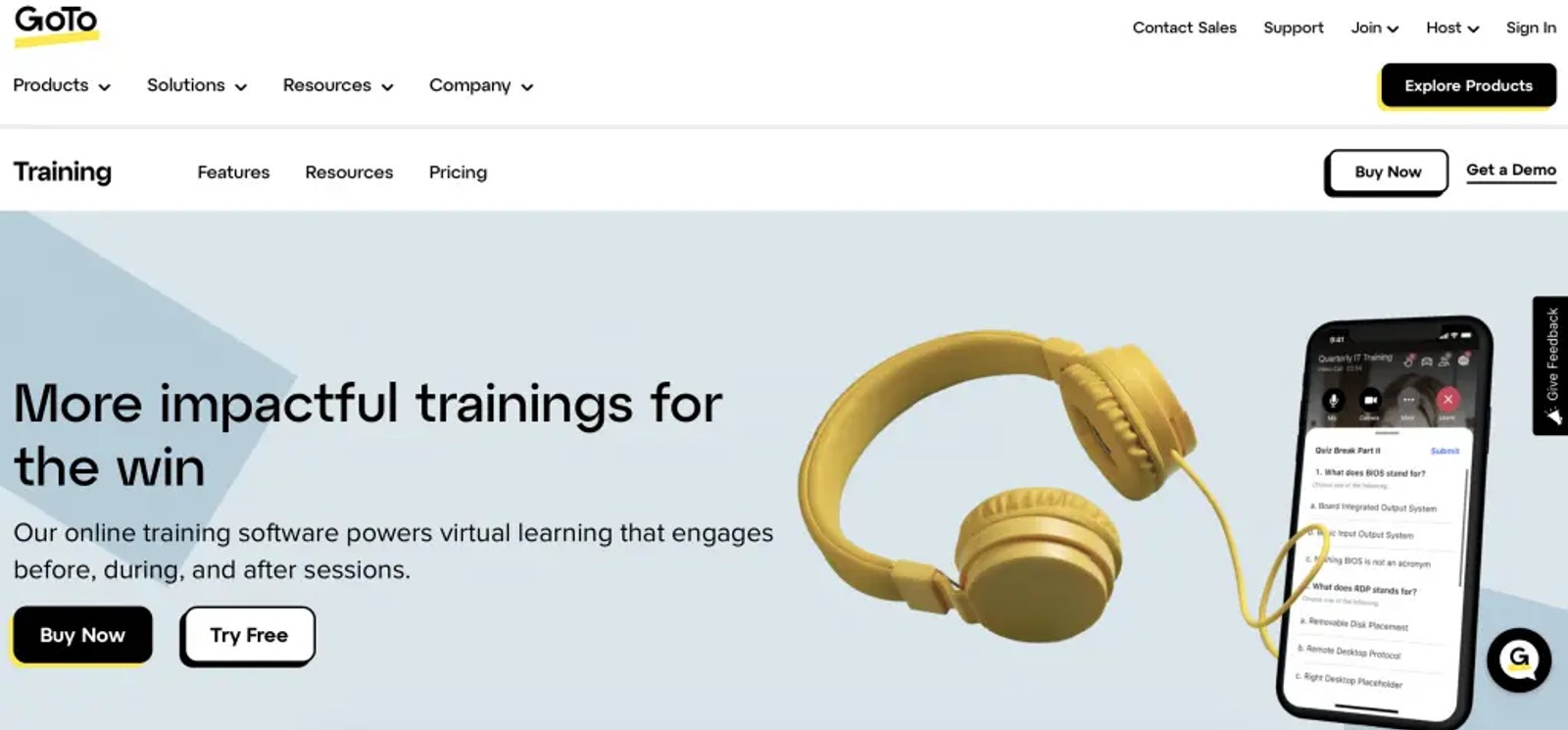 Go To Trainings as LMS for peer learning