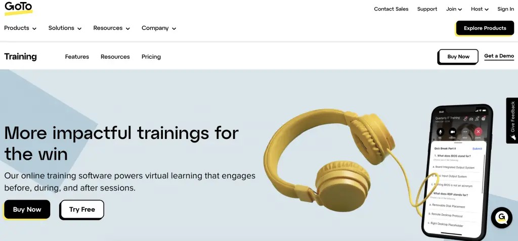 Go To Trainings as LMS for peer learning