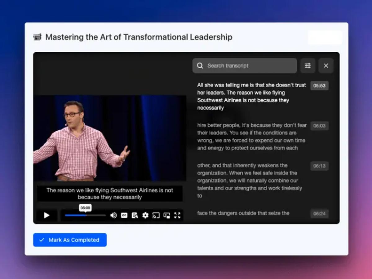 Training Module Using Teachfloor