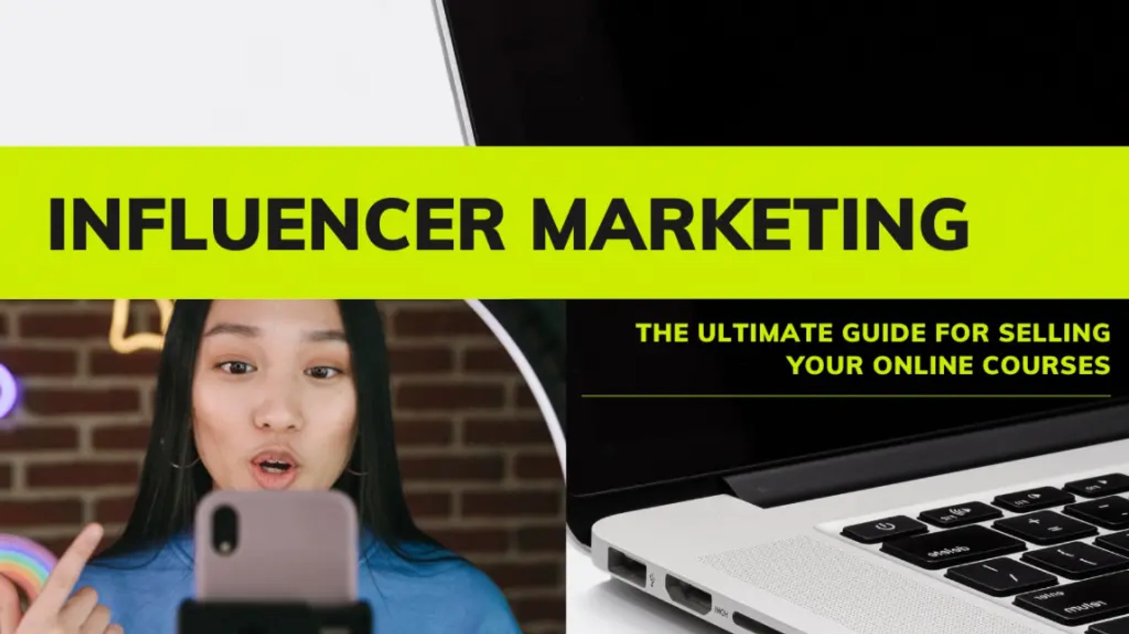 Influencer marketing for selling online courses