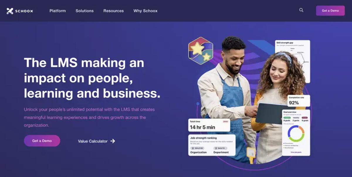 Schoox: Best Retail LMS for Role-Specific Learning Paths