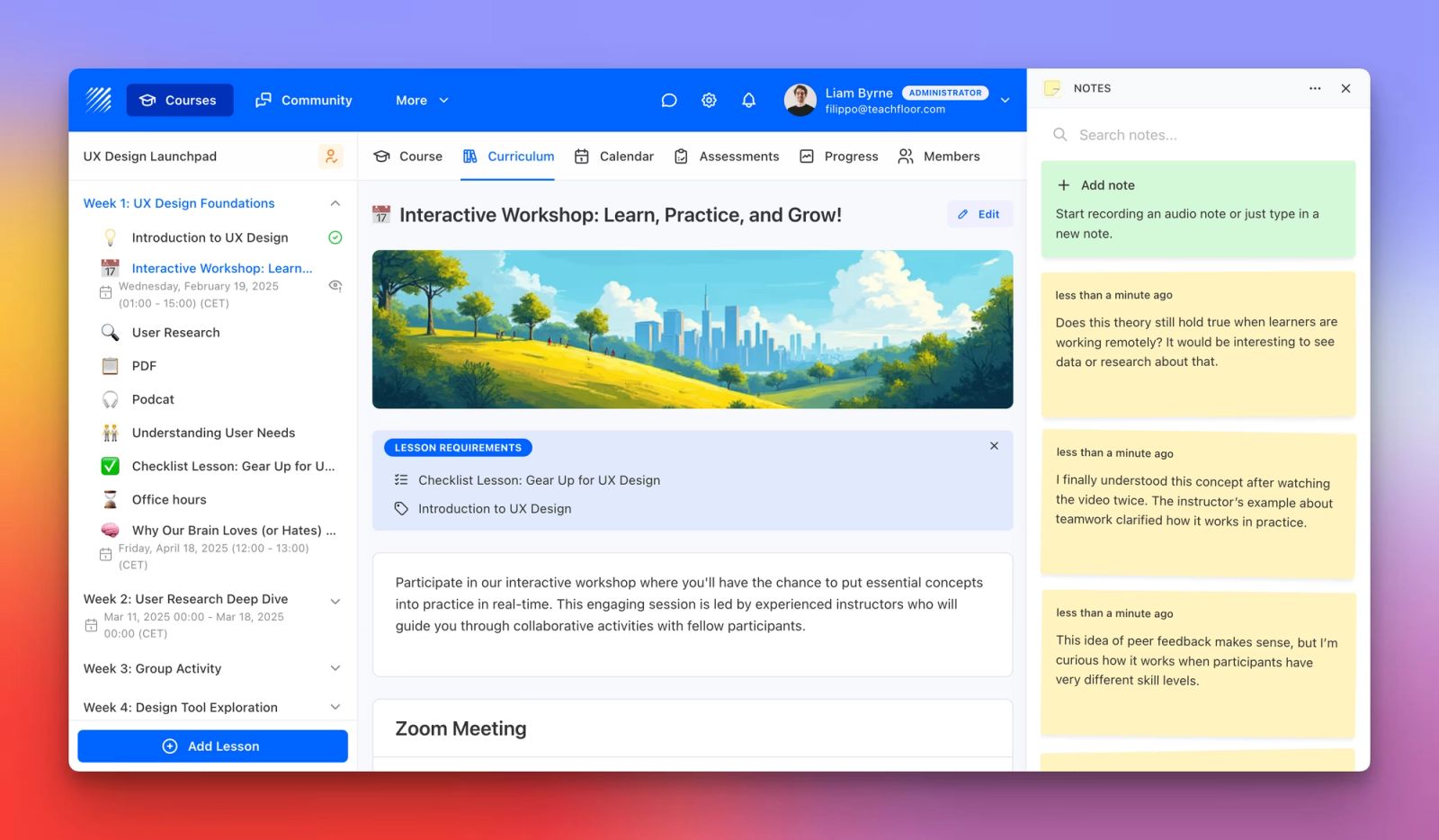 New App: Notes
