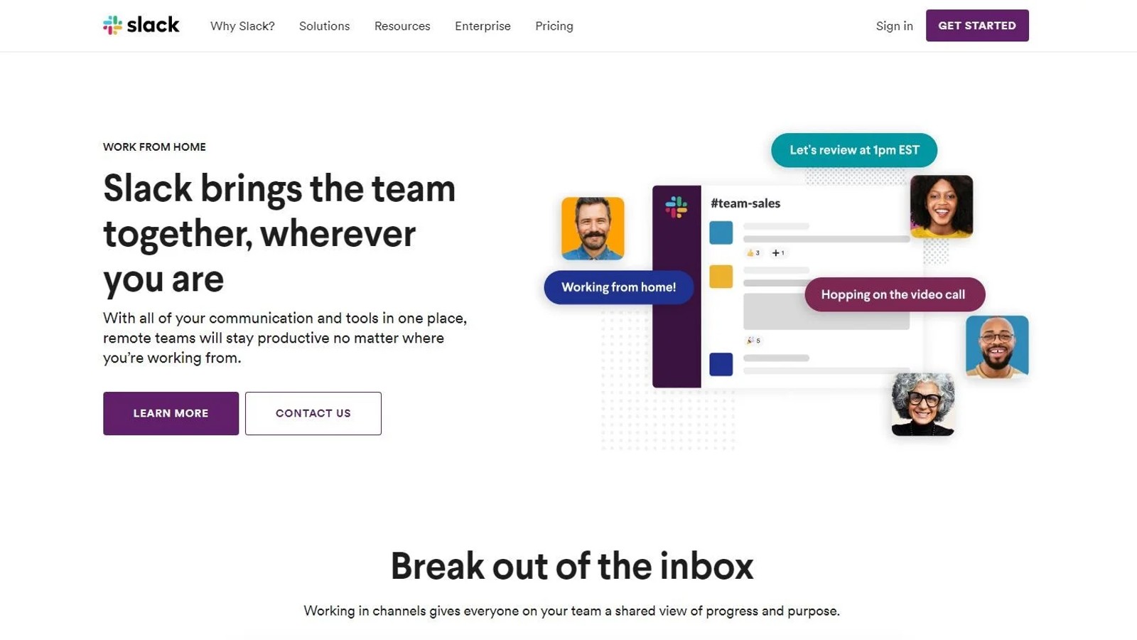 Slack team messaging app used by nonprofit teams