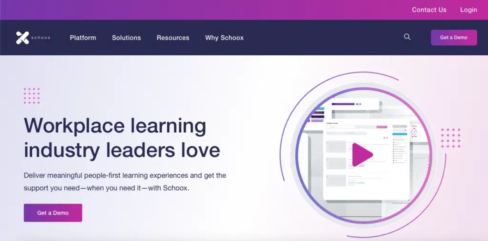 Schoox is a highly reputable Google classroom alternative