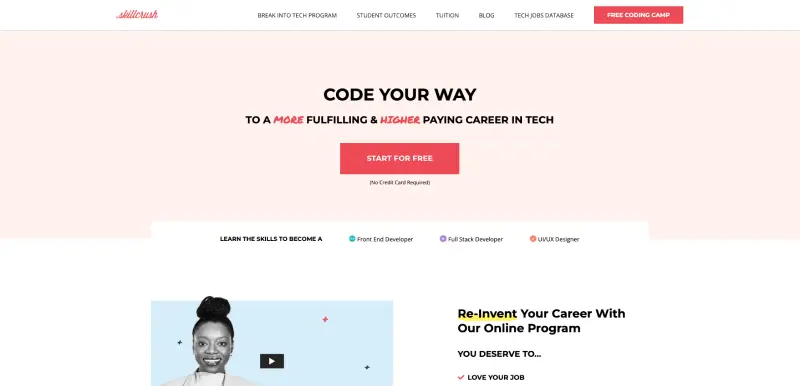 Skillcrush coding bootcamp