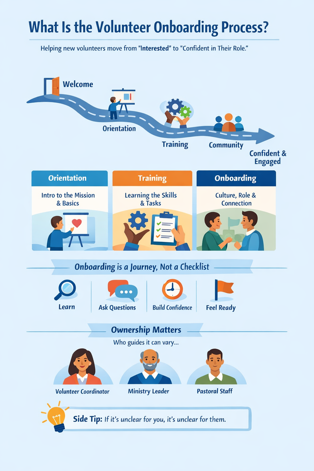 How Volunteer Onboarding Works: Process, Checklist, and Templates ...