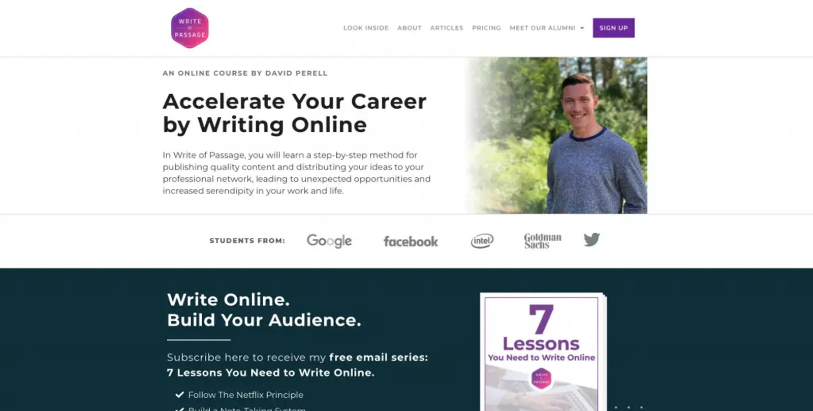 Write of passage Best Cohort Based Courses
