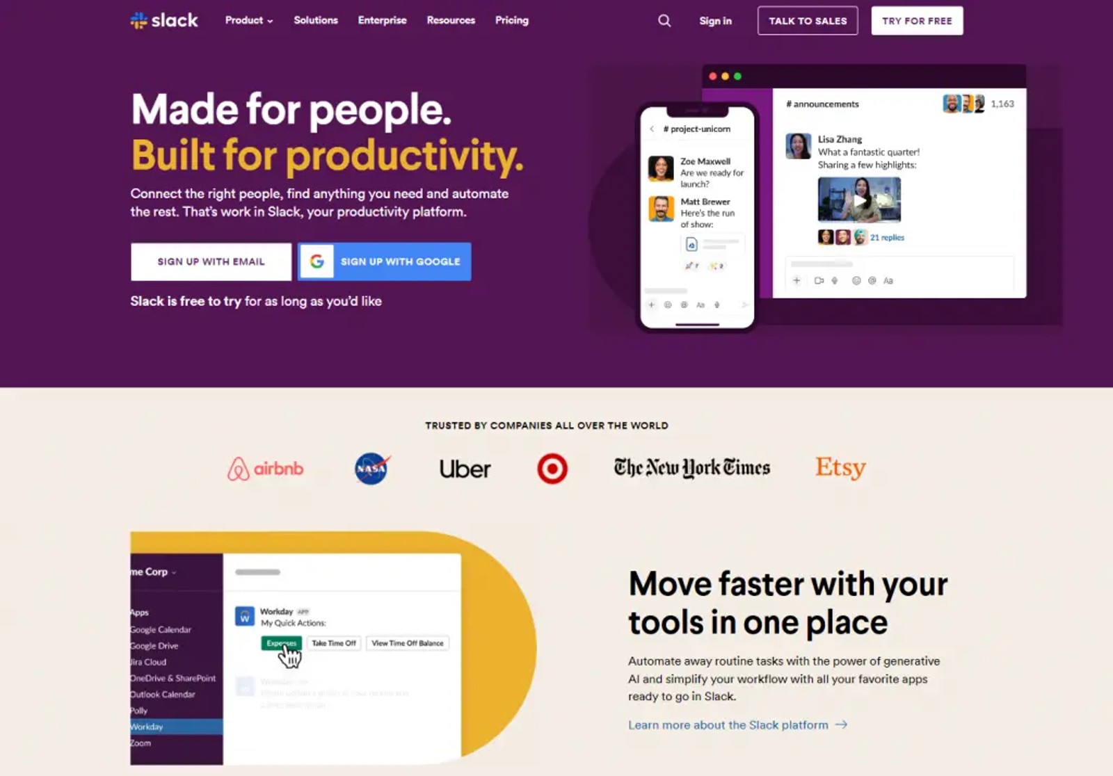 Slack messaging workspace for bootcamp instructor collaboration