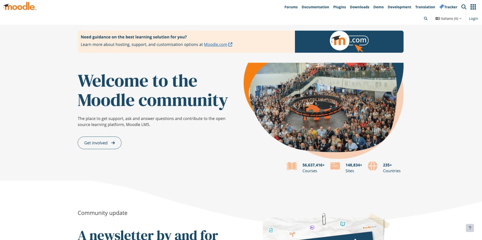 Moodle Workshop homepage
