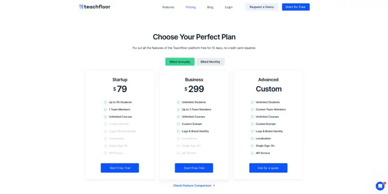 Teachfloor affordable plan compared with 360Learning cost