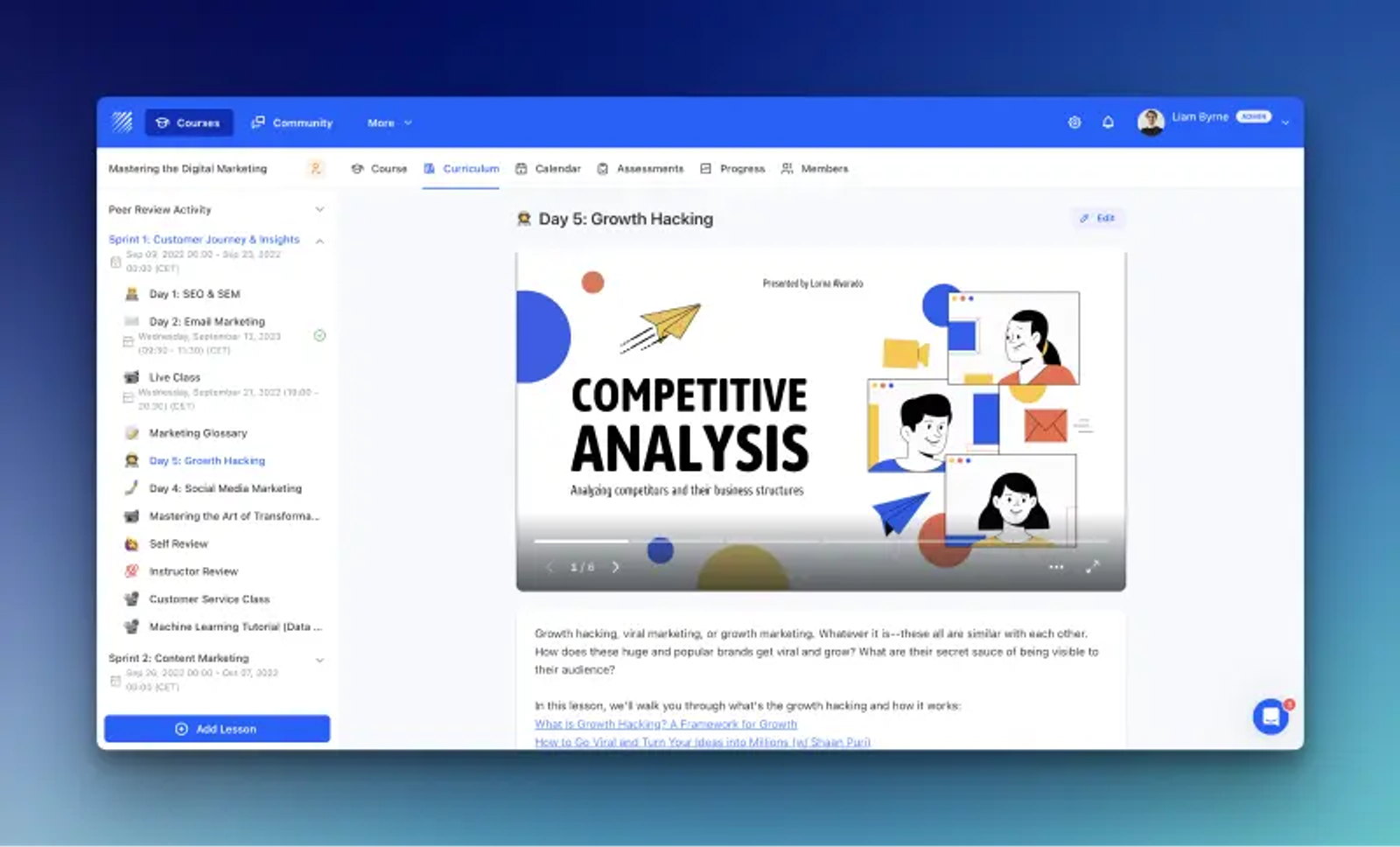 slides eLearning Content Types