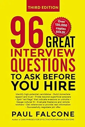 96 Great Interview Questions to Ask Before You Hire cover