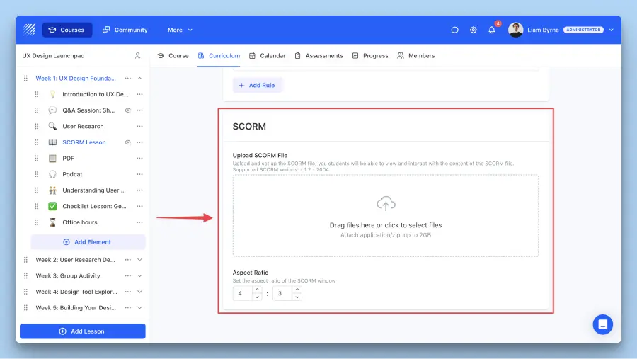 SCORM File